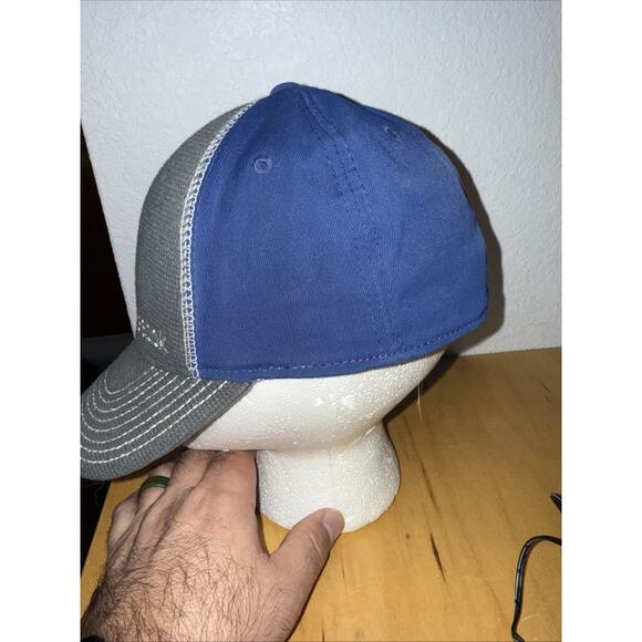 Vintage Edmonton Oilers REEBOK Center Ice Hat Cap! EMBROIDERED! S/M Flex - Picture 5 of 6